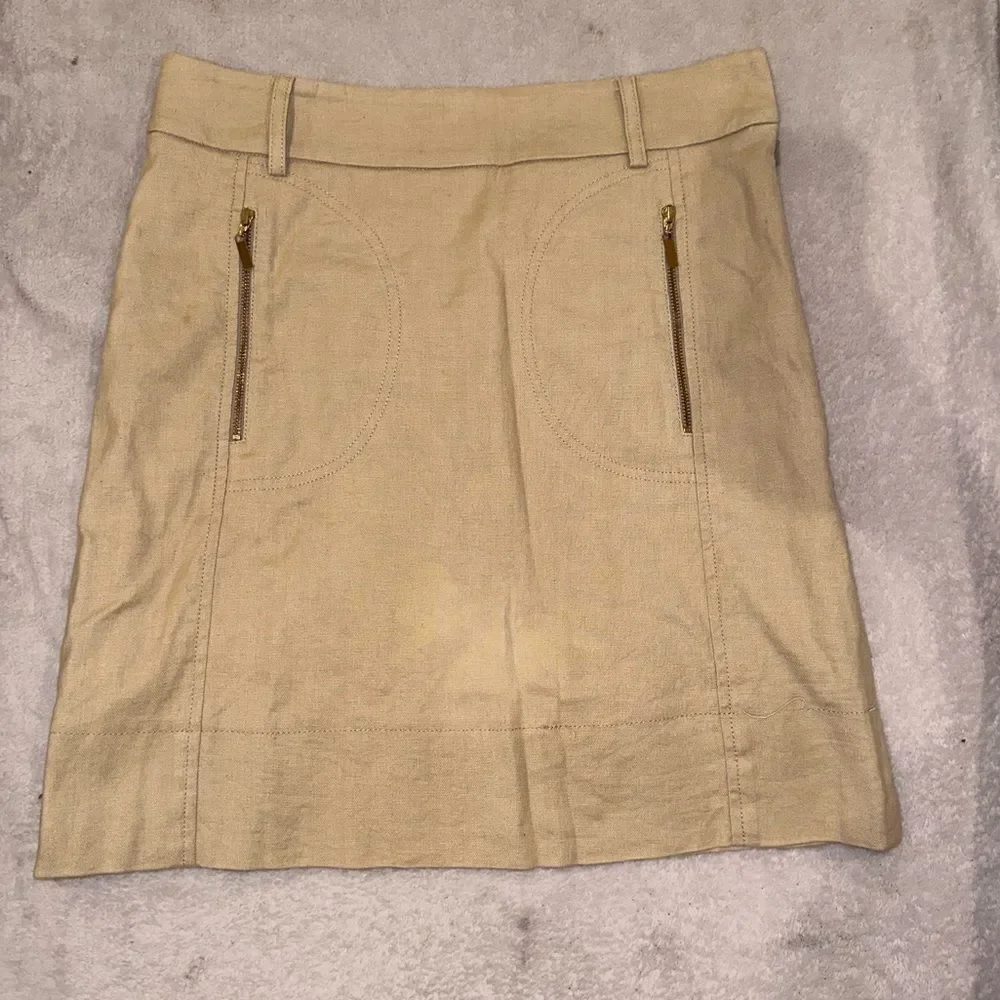 Tory Burch khaki tan skirt women’s size 6